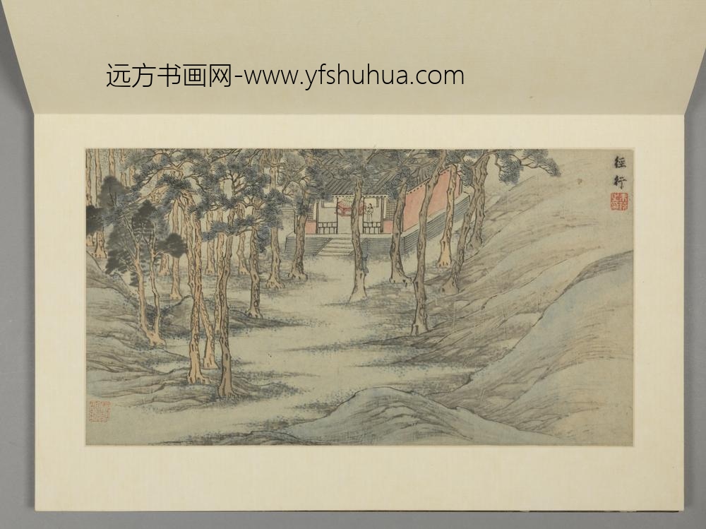明-朱瑛西筑十咏图册-