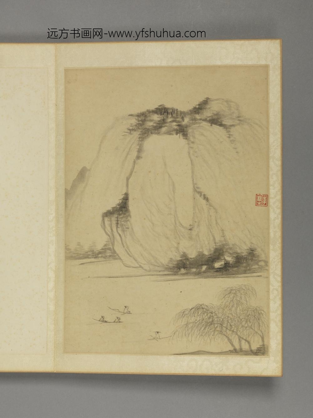 明-李杭之山水册-