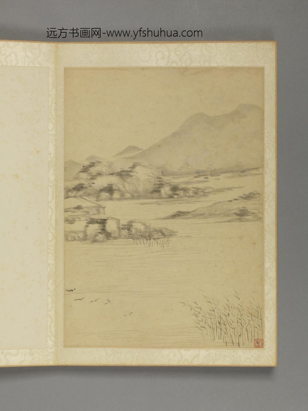 明-李杭之山水册-