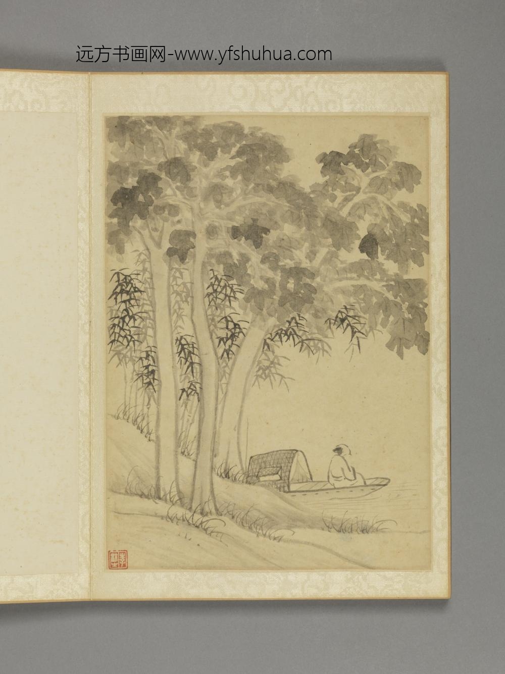 明-李杭之山水册-