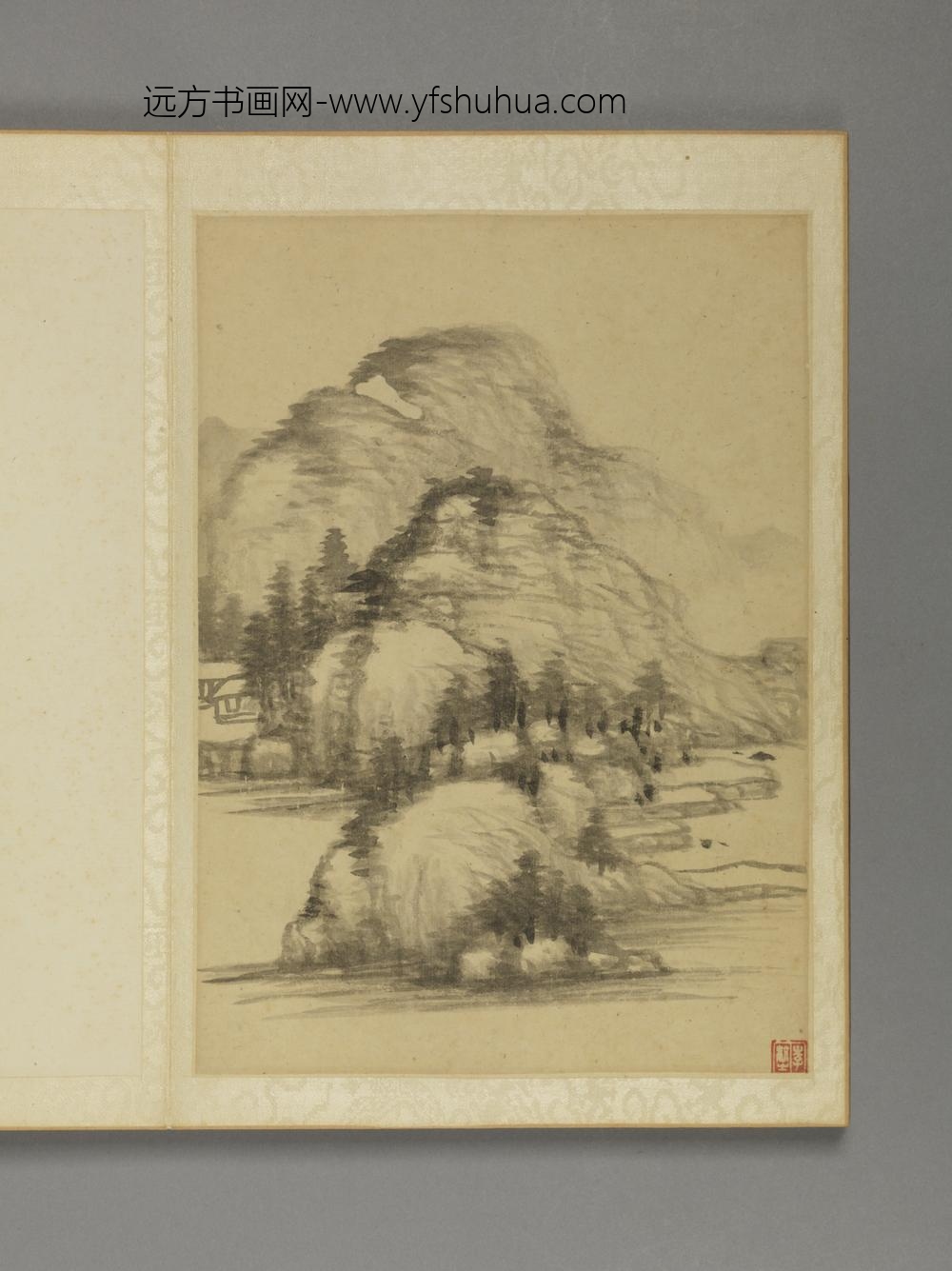 明-李杭之山水册-