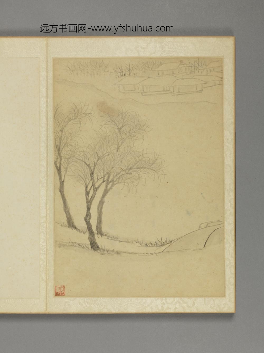 明-李杭之山水册-