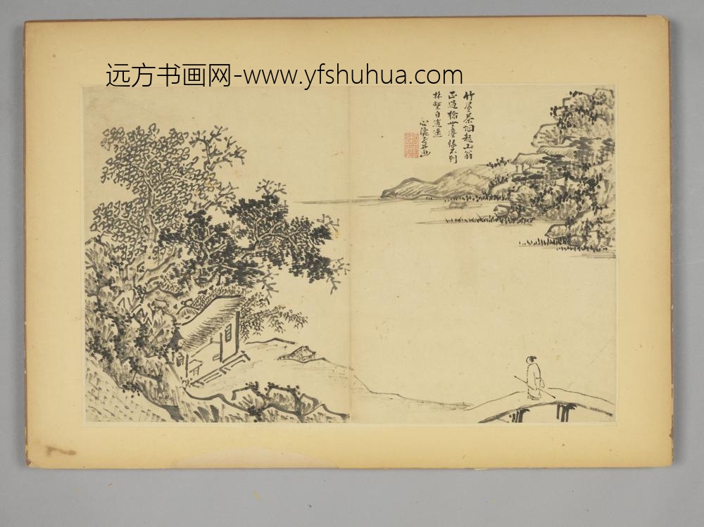 明-毛复光花卉人物册-