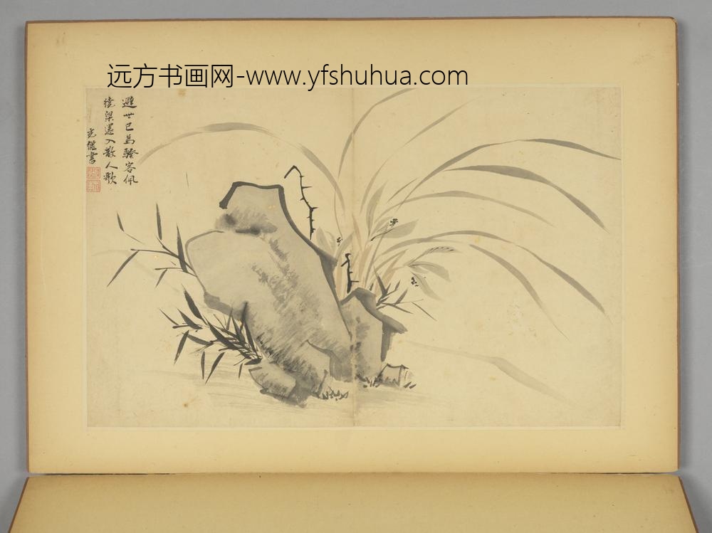 明-毛复光花卉人物册-