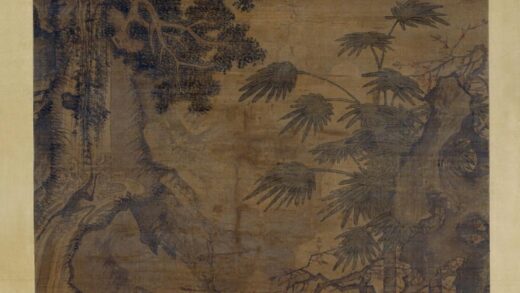 明 汪肇观瀑图轴.jpg