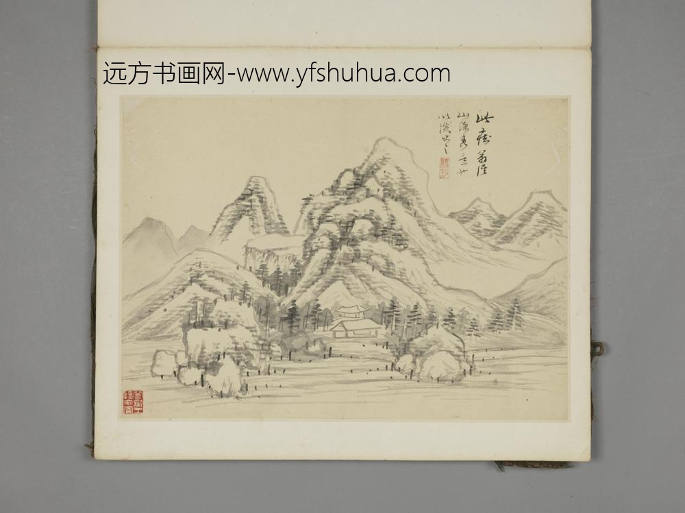 明-沈灏山水图册-