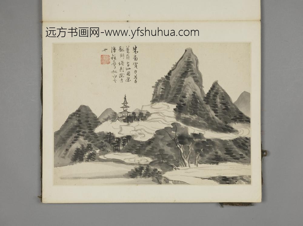 明-沈灏山水图册-