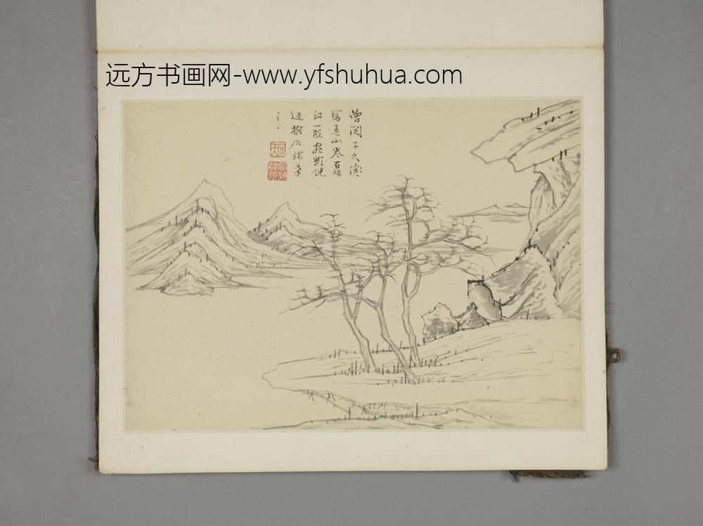 明-沈灏山水图册-
