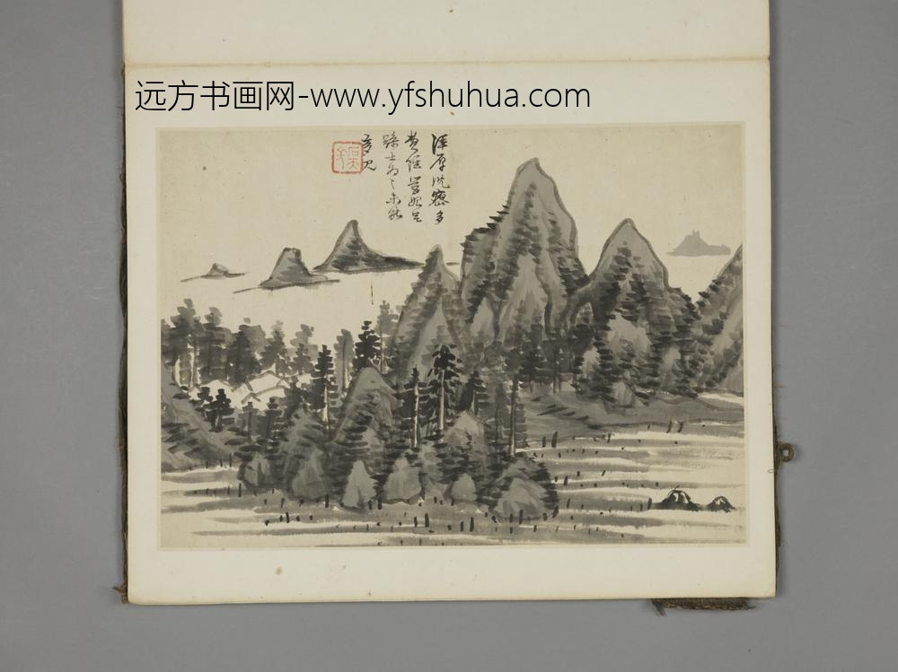 明-沈灏山水图册-