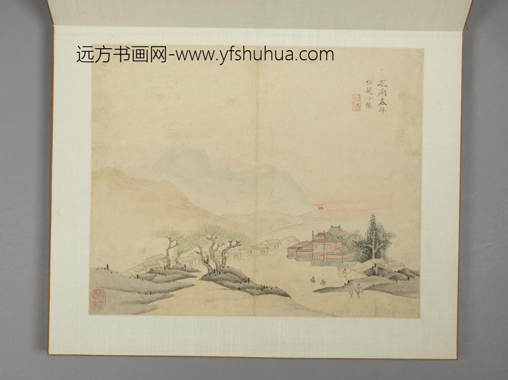 明-沈颢山水图册-