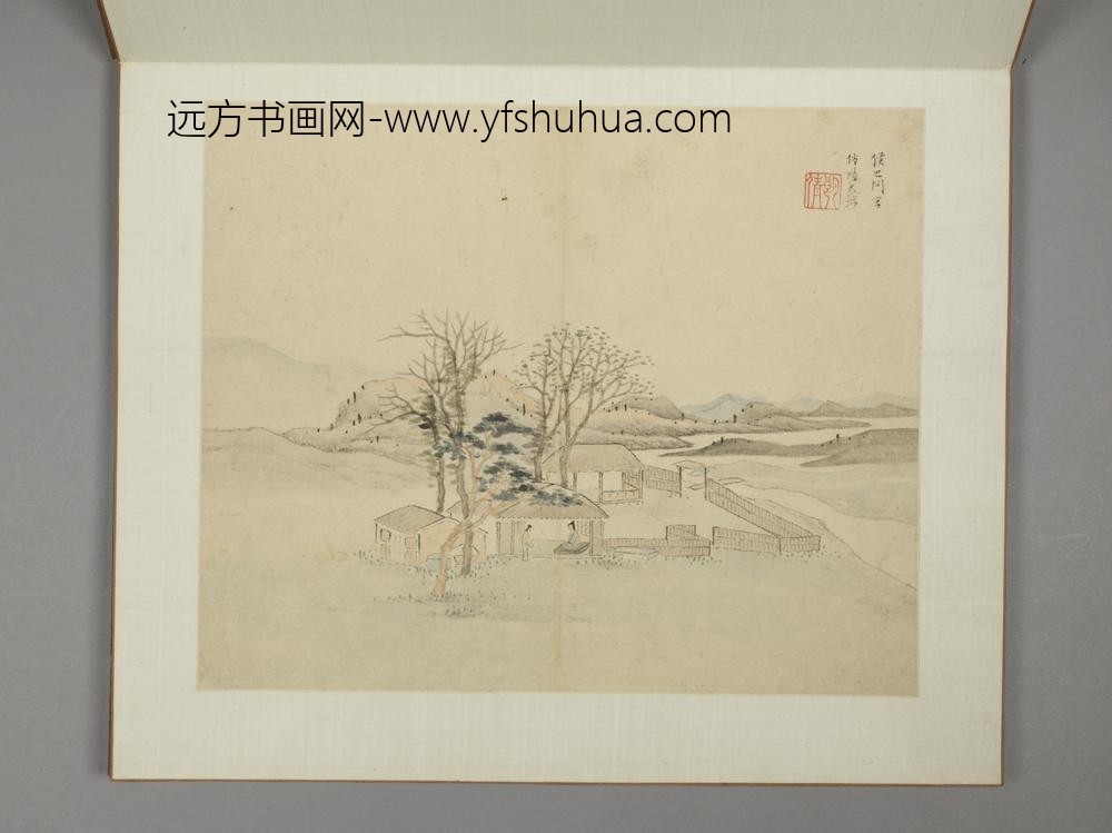 明-沈颢山水图册-
