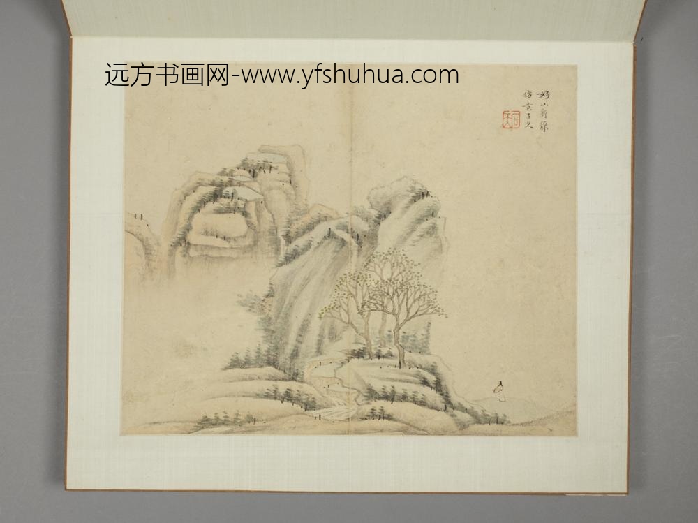明-沈颢山水图册-