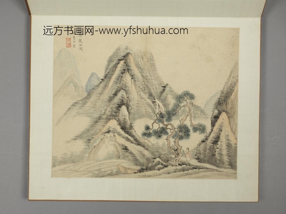 明-沈颢山水图册-