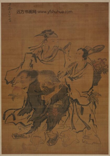 明 玉冈三仙图轴.jpg