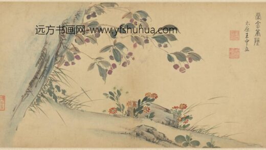 明 王中立花卉册方.jpg