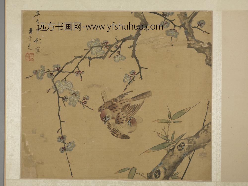 明-王子元花鸟图册-