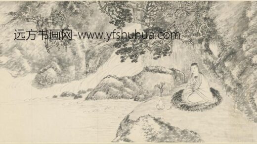 明 盛弘景柳瓶观音册装图轴.jpg