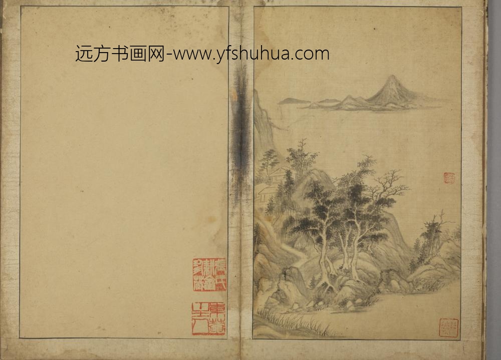 明-秦懋德山水册-