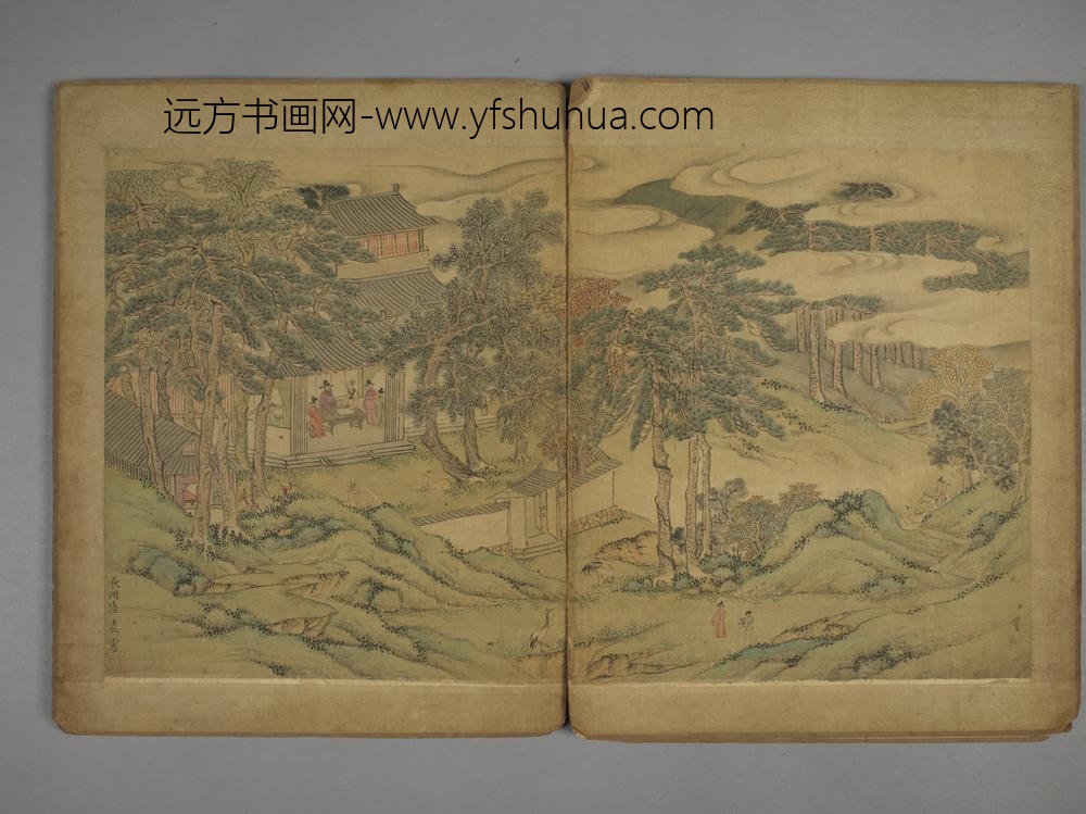 明-蒋乾张元举等五家山水册-