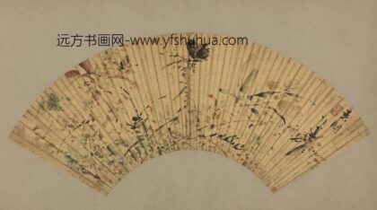 明 袁问花蝶扇.jpg