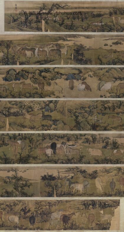 明 许宝百马图卷.jpg