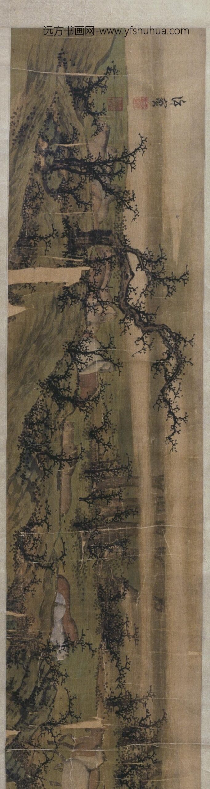 明-许宝百马图卷_