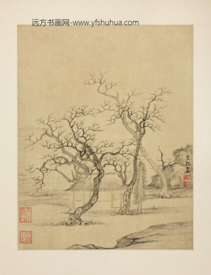 明 诸家山水册 殳执山水册页.jpg
