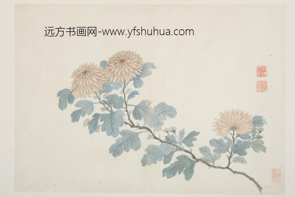 明-谈志伊花鸟册-