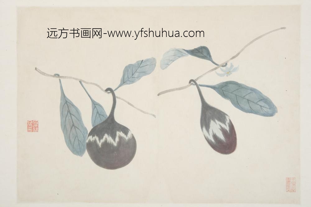 明-谈志伊花鸟册-