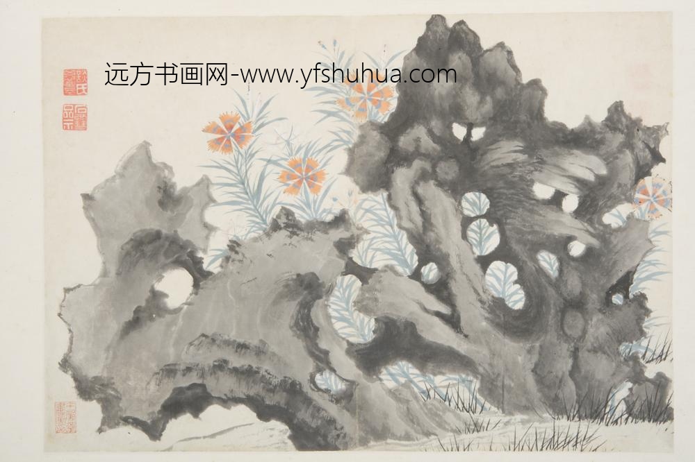 明-谈志伊花鸟册-