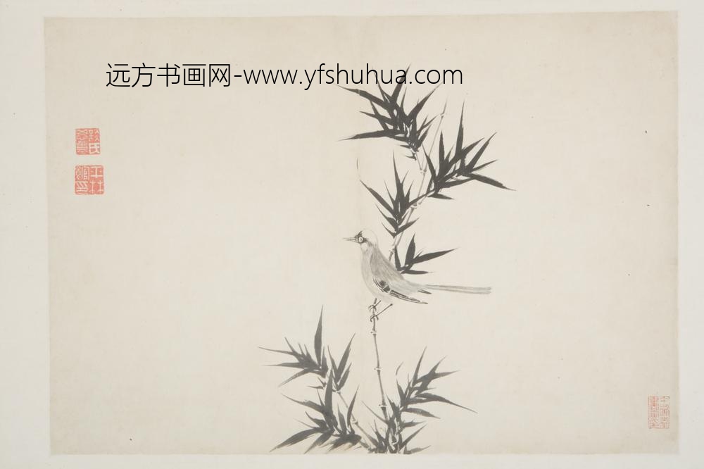 明-谈志伊花鸟册-