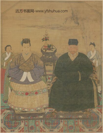 明 邵锦画男女合像图轴.jpg