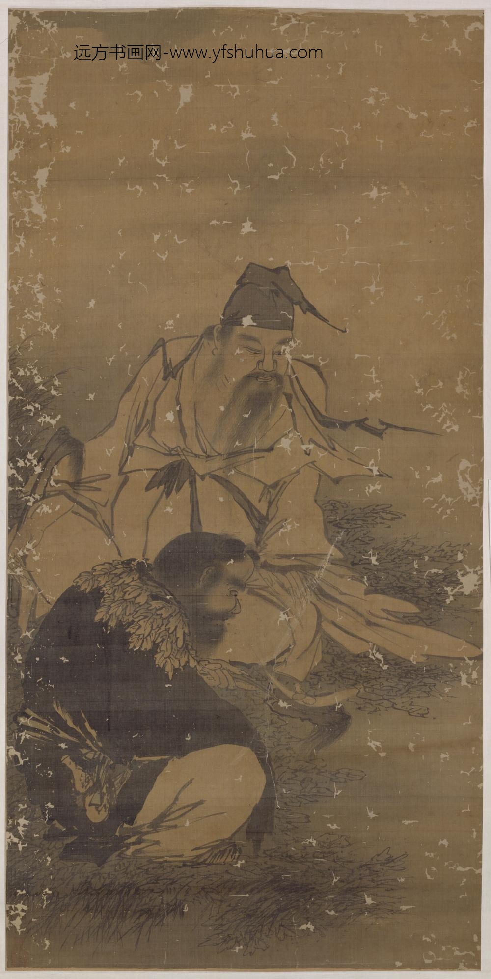 明-郑文林八仙图轴