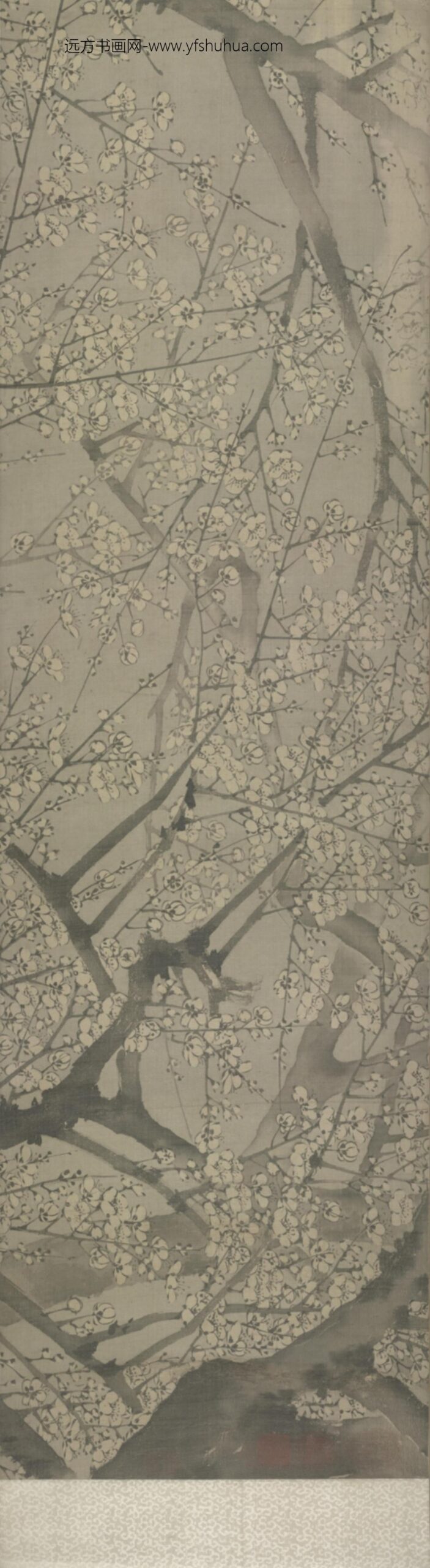 明-陆復梅花卷_