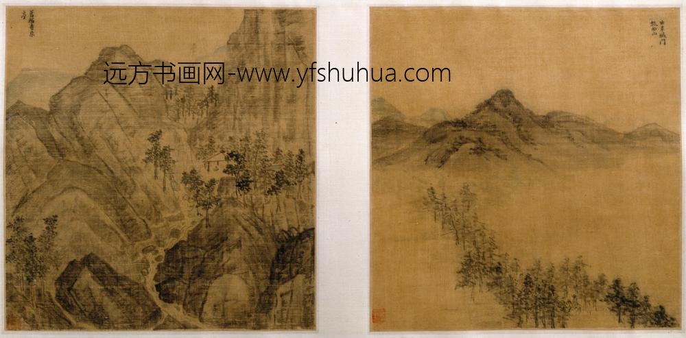 明-陈沂西山图咏卷