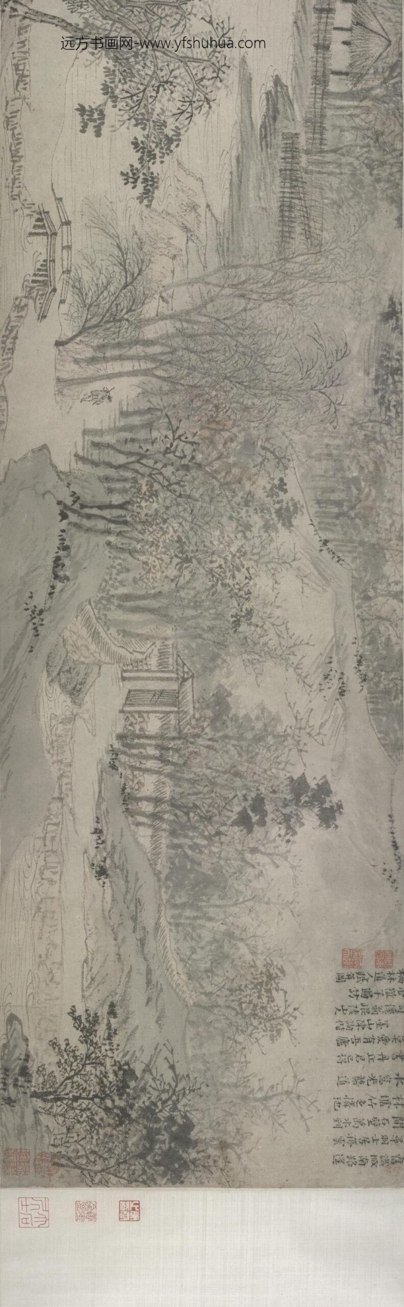 明-陈询山水卷_
