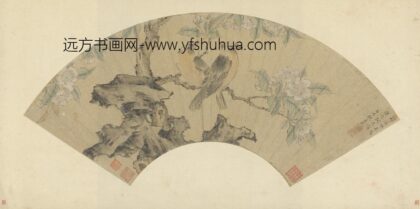 明 魏居敬花鸟扇页.jpg