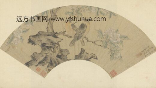 明 魏居敬花鸟扇页.jpg