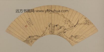 杨补梅花扇面.jpg