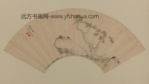 梅庚岁寒图扇页.jpg
