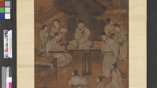 民国无款学士图轴.jpg