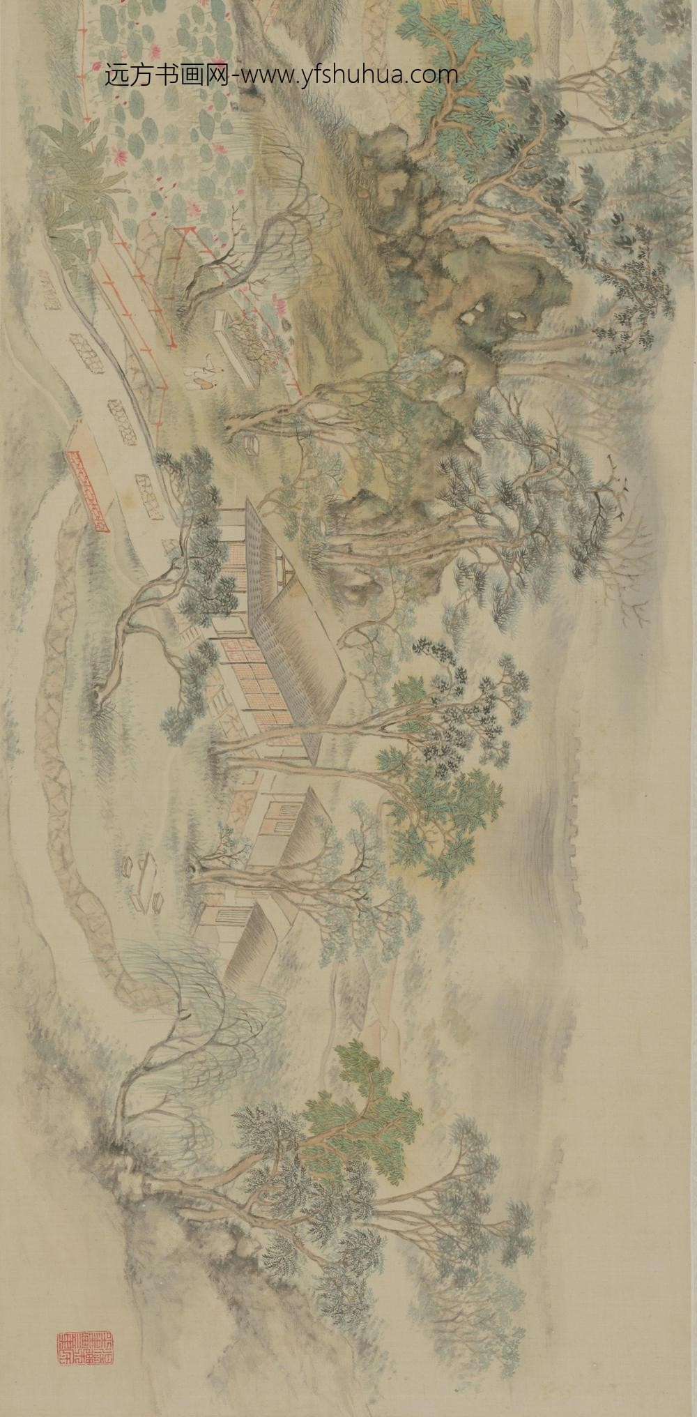 汤禄名-后乐园图卷_