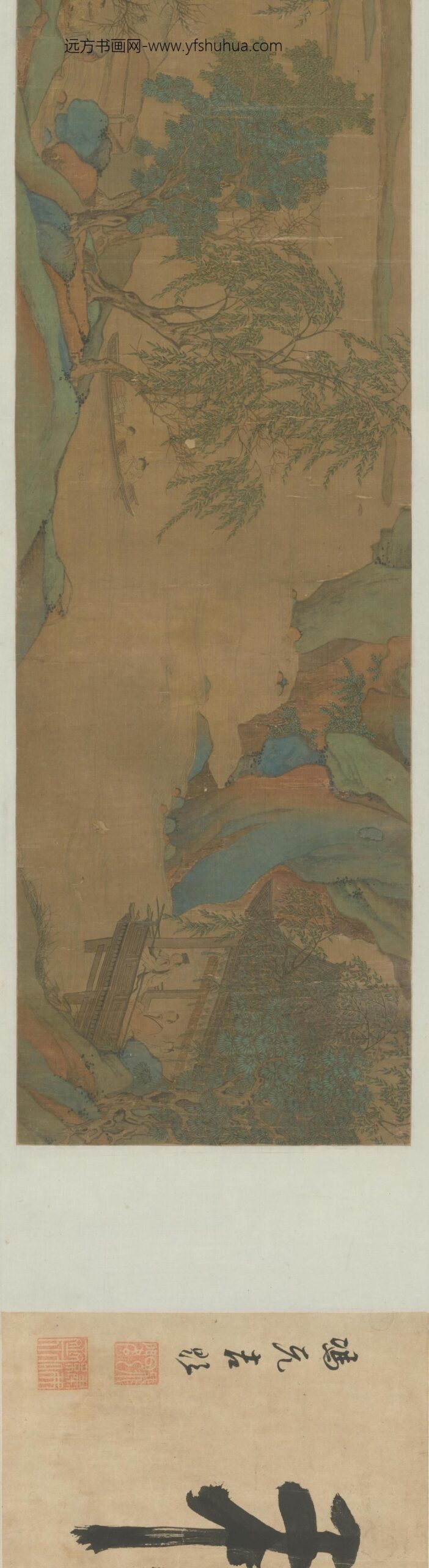沈时-兰亭修褉图卷_