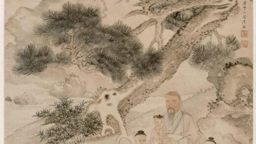 沈韶公牧坐听松风图轴.jpg