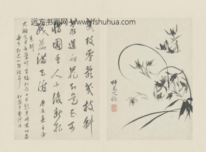 清 原济兰竹册－兰花.jpg
