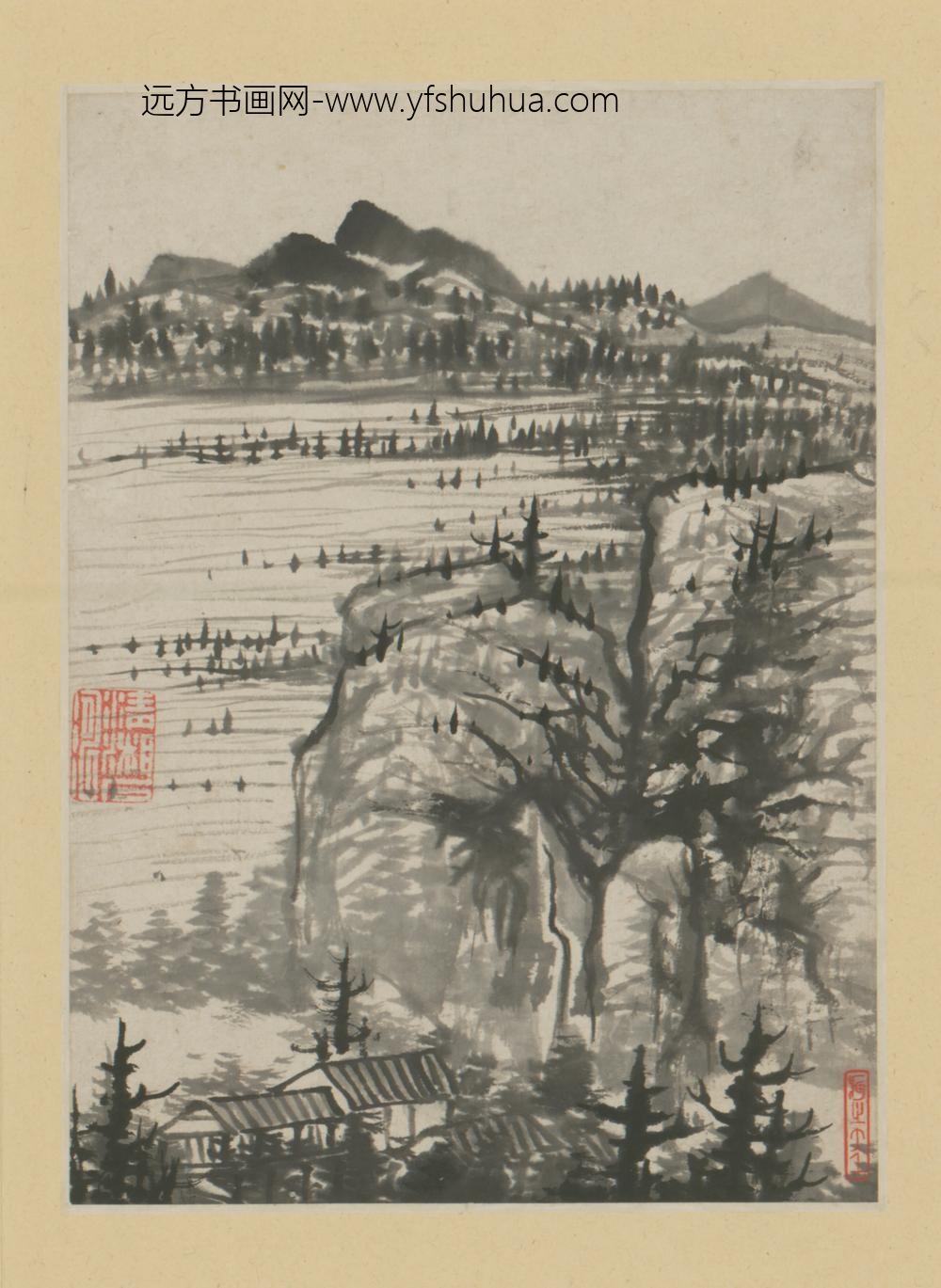 清-原济金山龙游寺诗意册-
