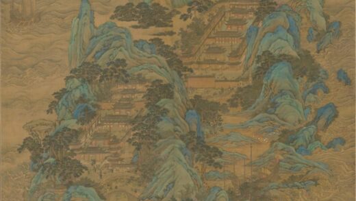 清 叶昂普陀春晓图轴.jpg