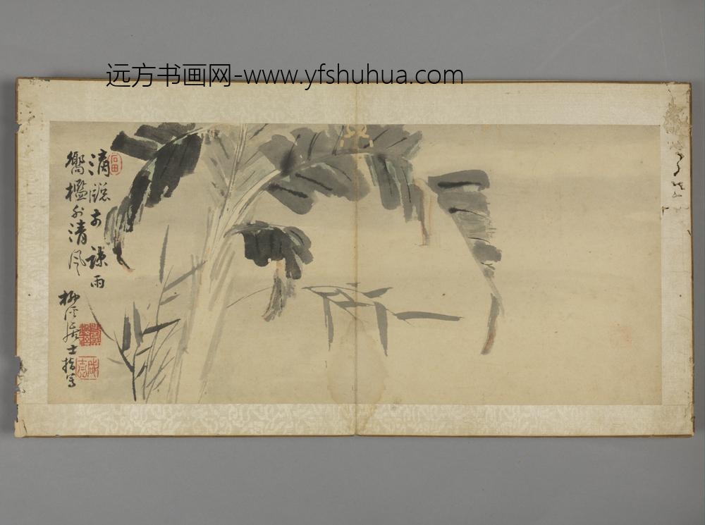 清-后祺指画花鸟册