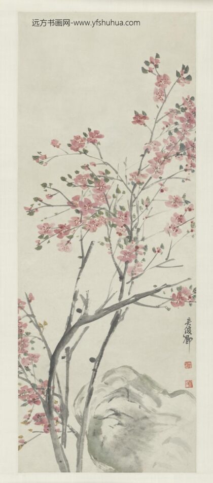 清 吴俊卿杏花图轴.jpg