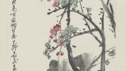 清 吴俊卿梅花轴.jpg